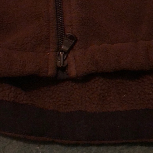 Sold! Brown 66 North hiking fleece jacket details - Picture 5 of 6